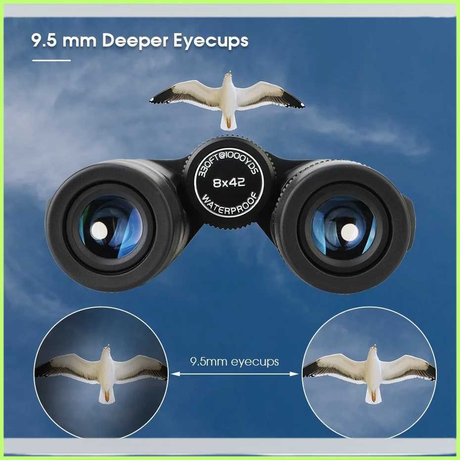 SVBONY Teropong Binocular HD BAK4 FMC Lens Birding Stargazing IPX7 - SV47