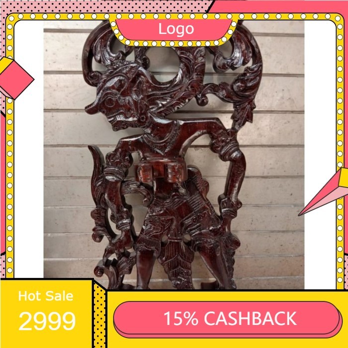 Blawong Tempat Keris Ukiran Bimasena Werkudara Pandawa Lima LRS4