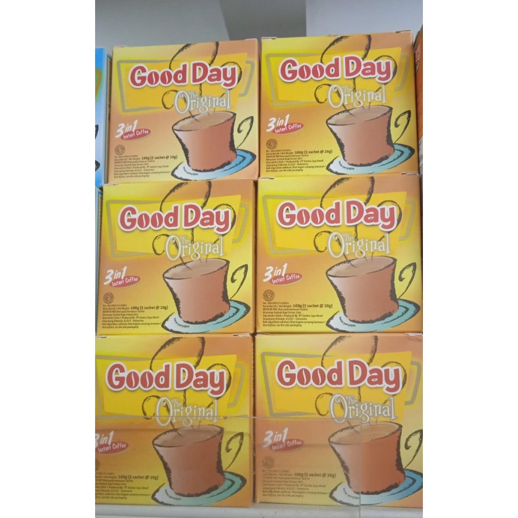 

GoodDay 3IN1 Kemasan Box Original 5x20gr
