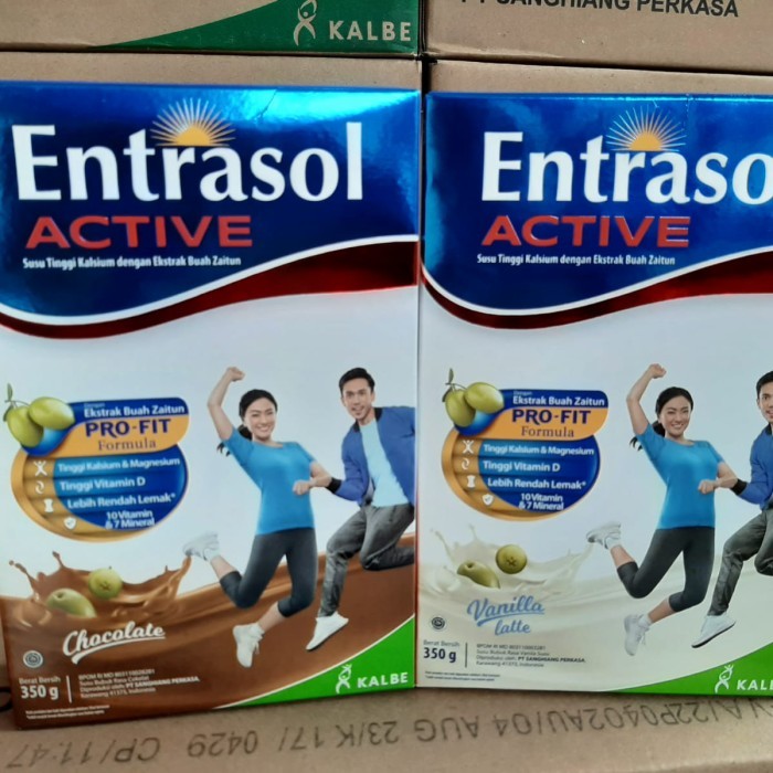 

[PROMO]Best Seller entrasol active vanilla/coklat 350gr - vanila late