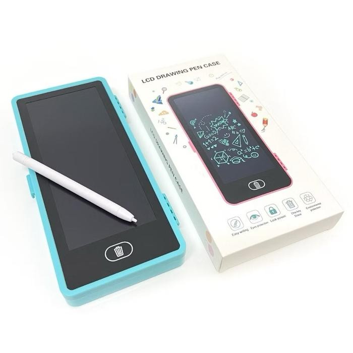 

Aksesories Terlaris~ ￼Drawing Box Kotak Pensil Dan Papan Coret Kreatif Anak Dengan Digital Pad Edukasi - BESAR BIRU