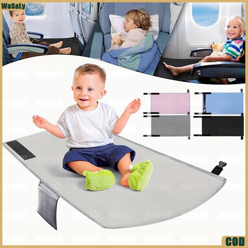 4 Warna Kasur Pesawat Anak Travel Footrest Bed Tempat Tidur Anak Portabel untuk Perjalanan di Pesawa