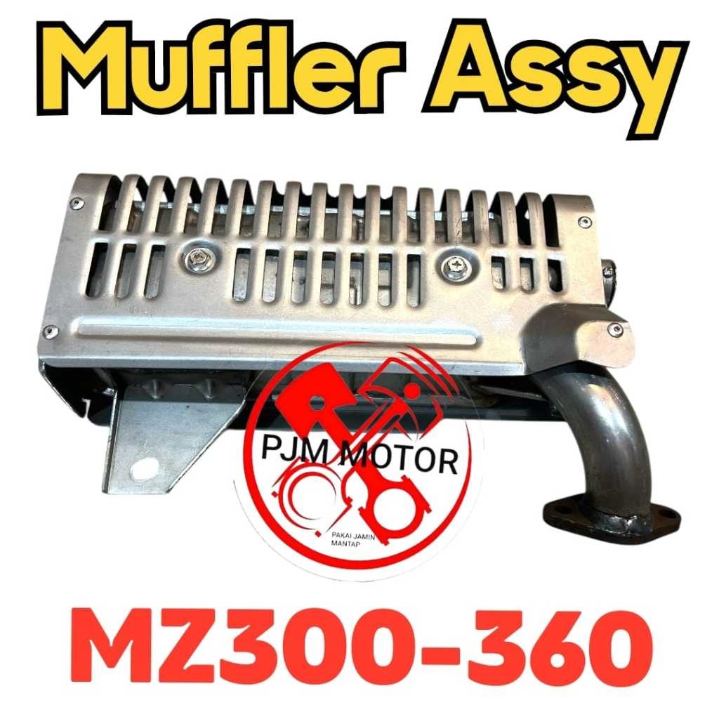 

MZ300 SILENCER muffler knalpot mesin pengerak yamaha MZ360 amplas