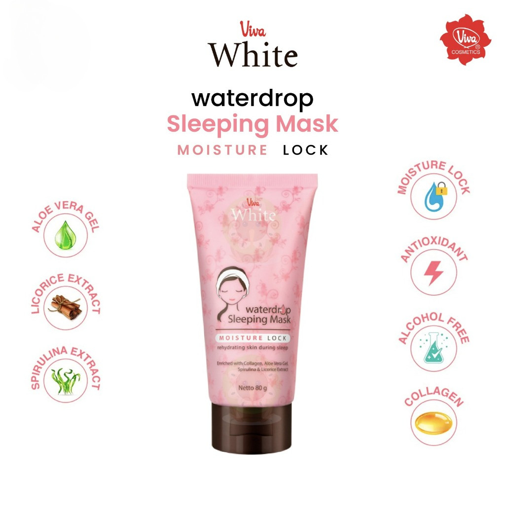 VIVA WHITE WATERDROP SLEEPING MASK - VIVA WATERDROP SLEEPING MASK
