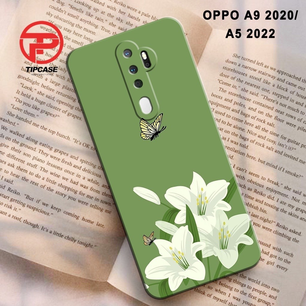 Case Hp Oppo A9/A5 2020 - Casing Hp Oppo A9/A5 2020 - Fashion Case Bunga Procamera Lentur