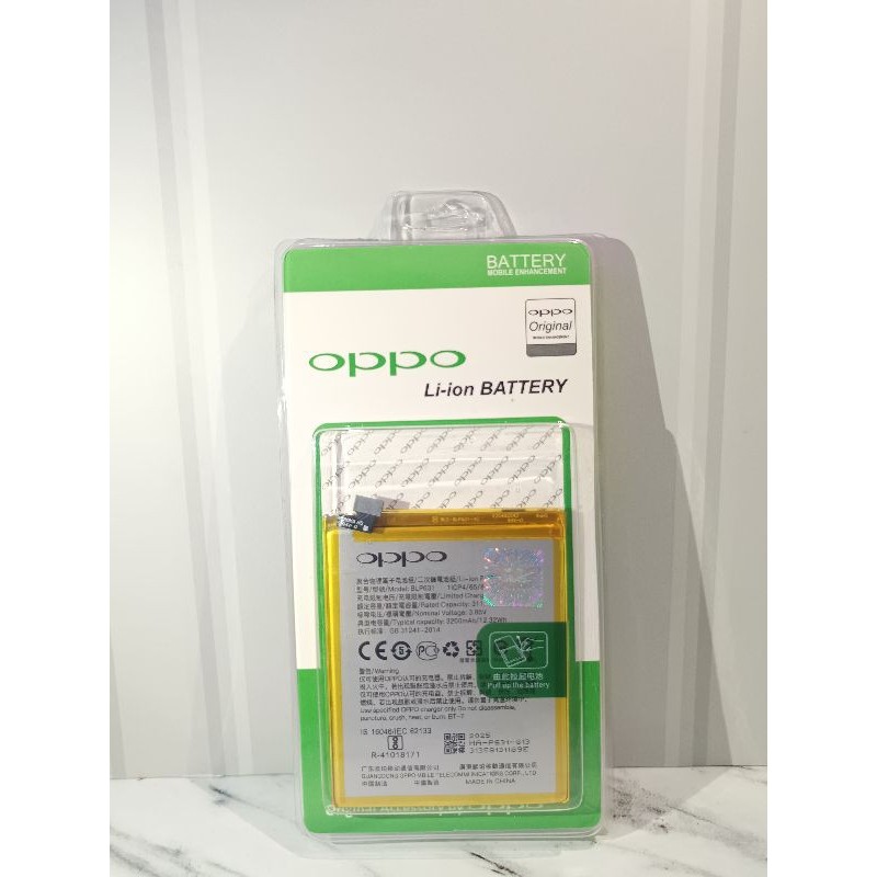 BLP631 BATERAI BATRE OPPO F3/OPPO F5/F5 YOUTH (KODE BLP631) BATRE BATERAI HP OPPO BERKUALITAS ORIGIN