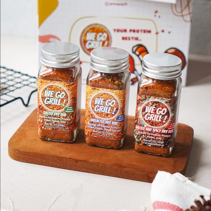

[[PROMO]]BEST We Go Grill - Bundling 3 Varian (Unsalted, Salted & Salted Spicy)