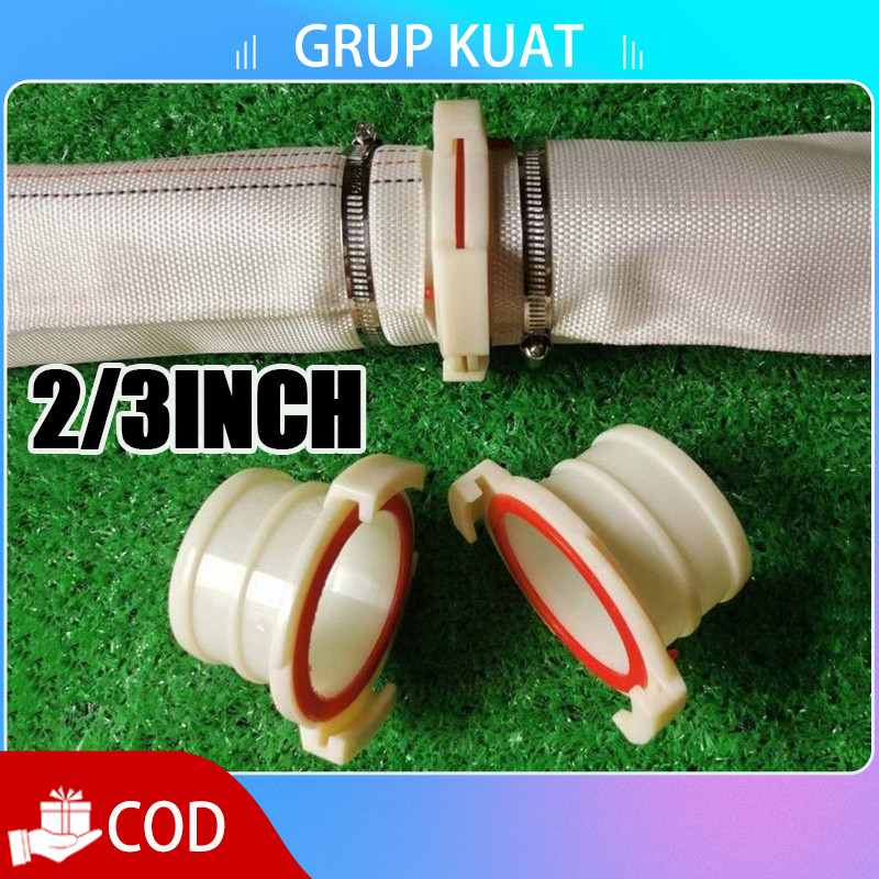 Sambungan Selang Drip Plastik 2 Inch 3 Inch, Sambungan Selang Irigasi untuk Sistem Drip Irigasi