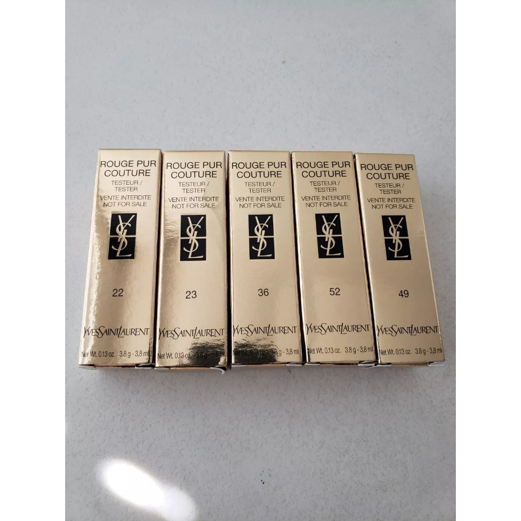 Lipstik YSL Rouge Pur Couture Lipstick Original Exp 2026 Fullsize Authentic FULLSIZE TESTER