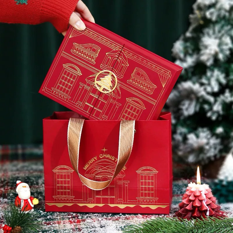 

ARFSHOP kotak kue hampers natal kotak cookies christmas kue kering box brownies dus bolu gulung paperbag