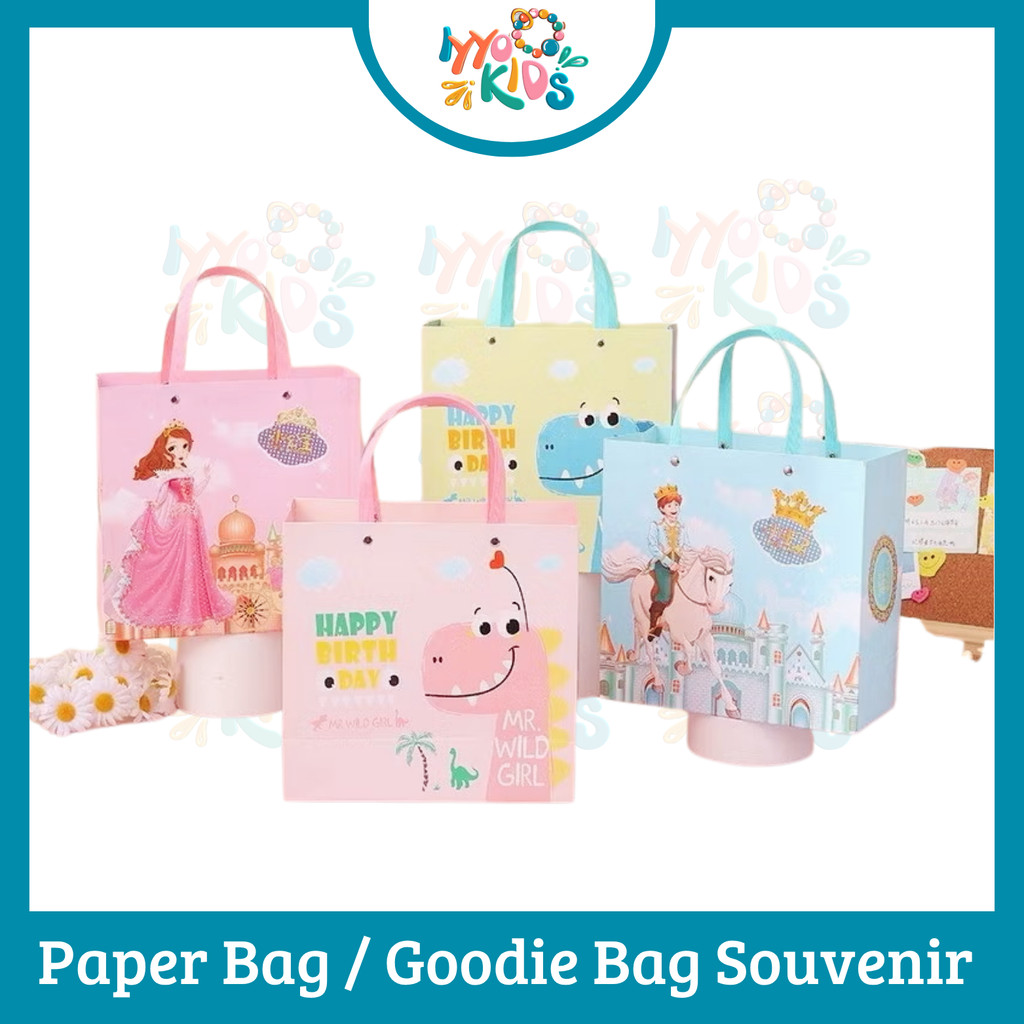 

IYYO KIDS | GB70 Paper Bag Goodie Hadiah Souvenir Kado Anak-anak Tas Pouch Hadiah Kado Hampers Lucu