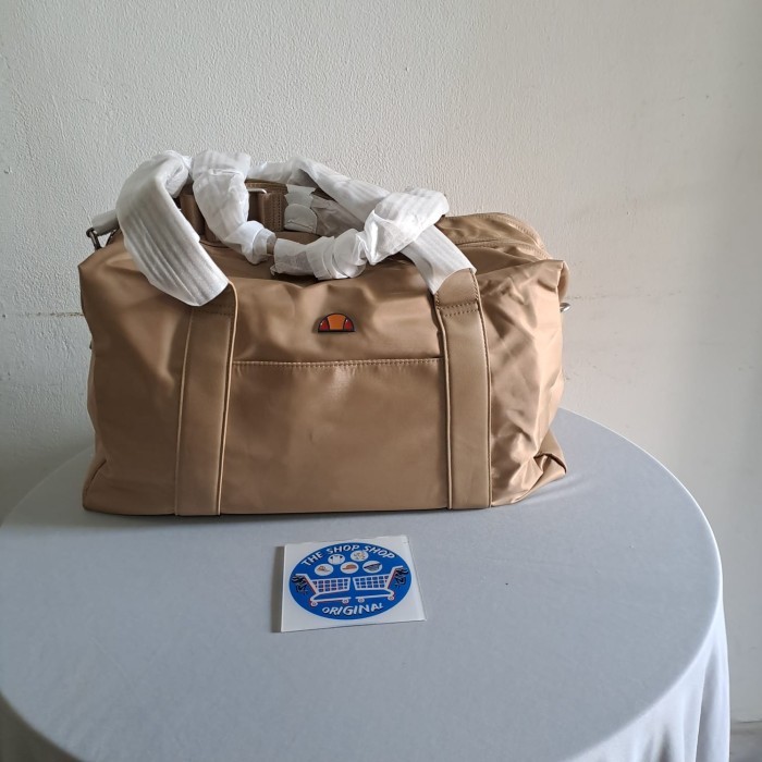 Tas Selempang Bahu Olahraga Ellesse Unisex Duffle Bag Original Brown ELLUDB241BEI