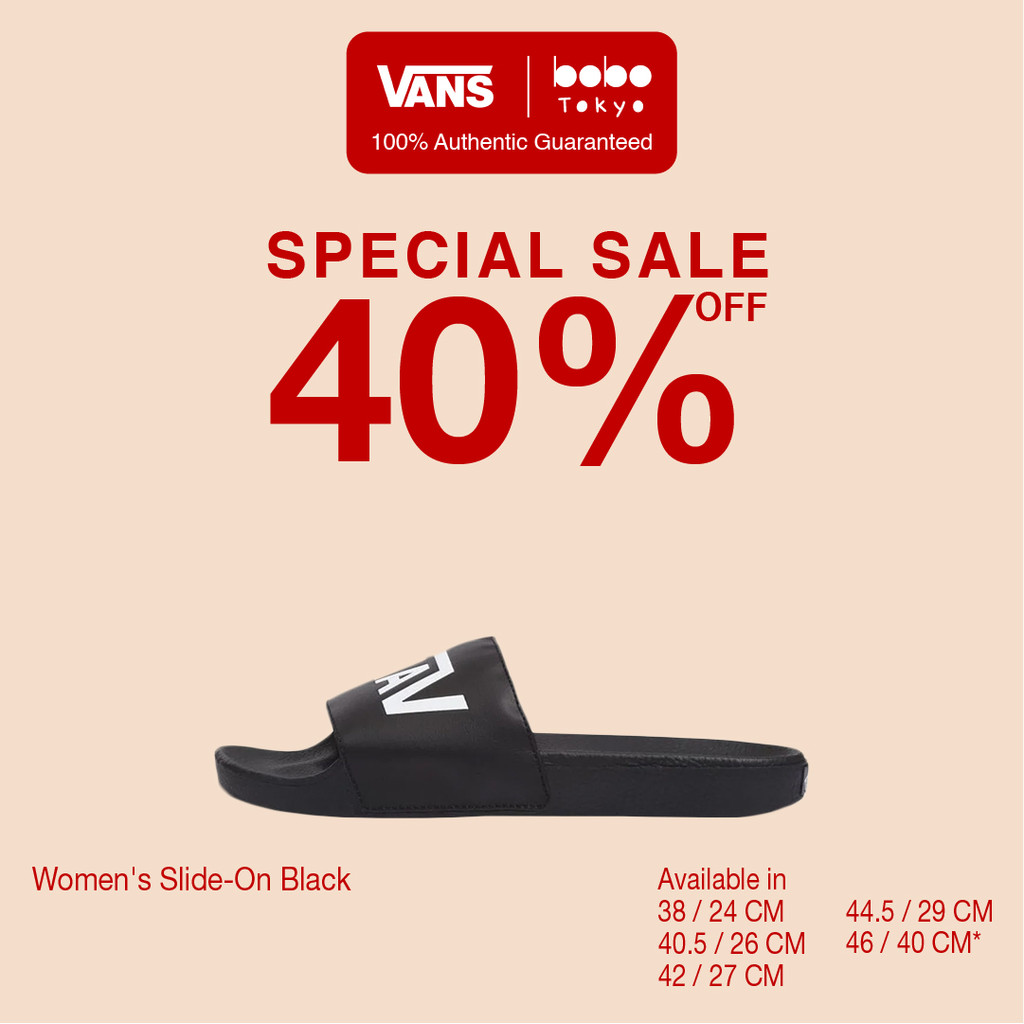 VANS ORIGINAL - Women's Slide-On Black