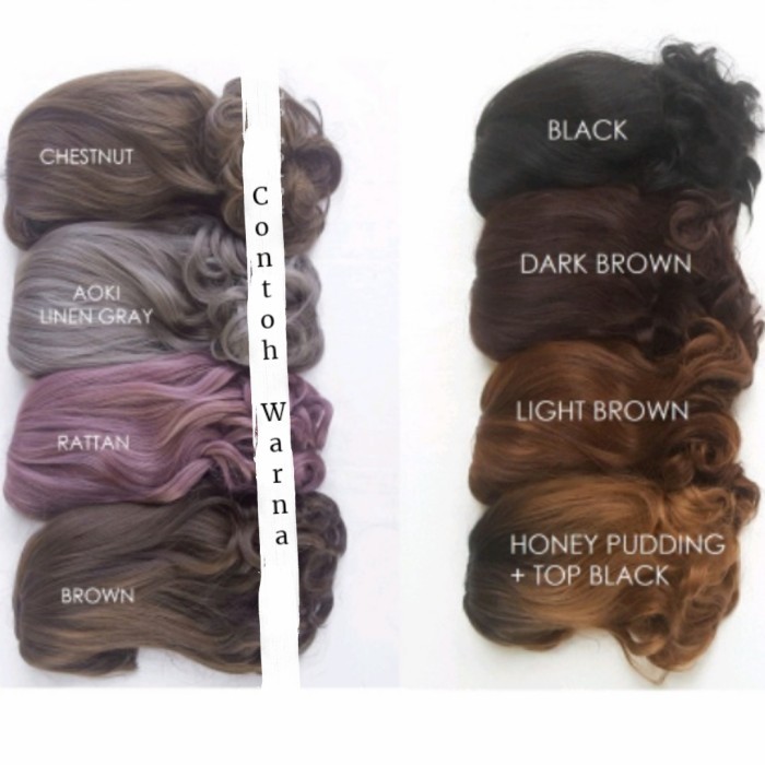 Wig Korea Pendek Curly Wig Pendek Wanita Keriting 10020 Wig Perempuan - Gray