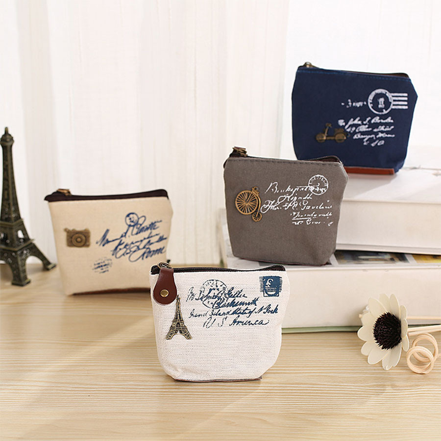 1pcs Fashion Women's Lady Kids Coin Wallet Gril Small Mini Coin Pouch Zipper Money Key Earphone Line