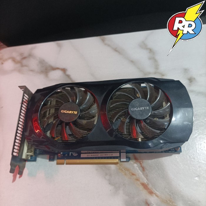 VGA Card PC Merk Gigabyte Nvidia GeForce GTX 460 1 GB 256 Bit DDR5 Dual Fan