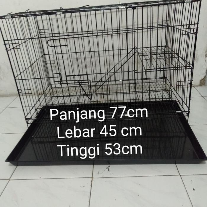 kandang kucing lipat & tingkat