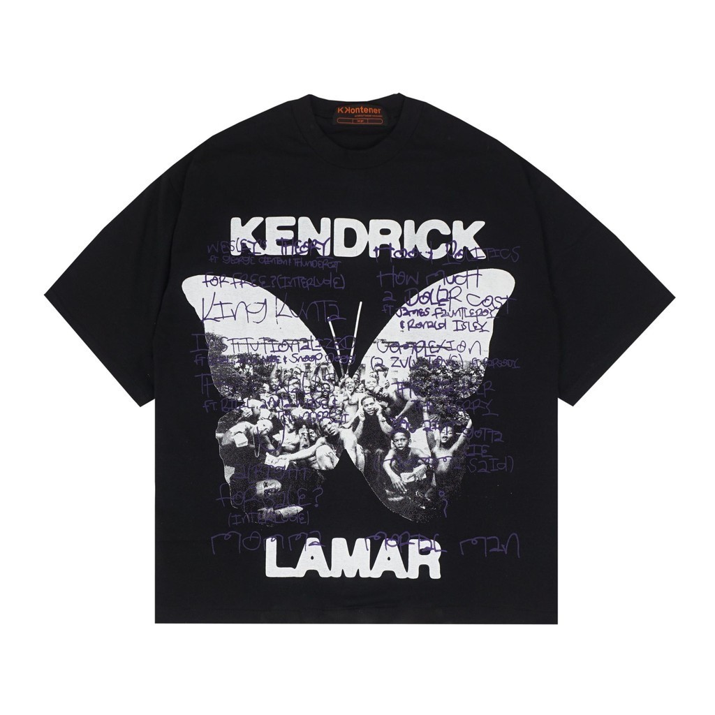 Kendrick Lamar "To Pimp a Butterfly" Oversize Tshirt Black Original
