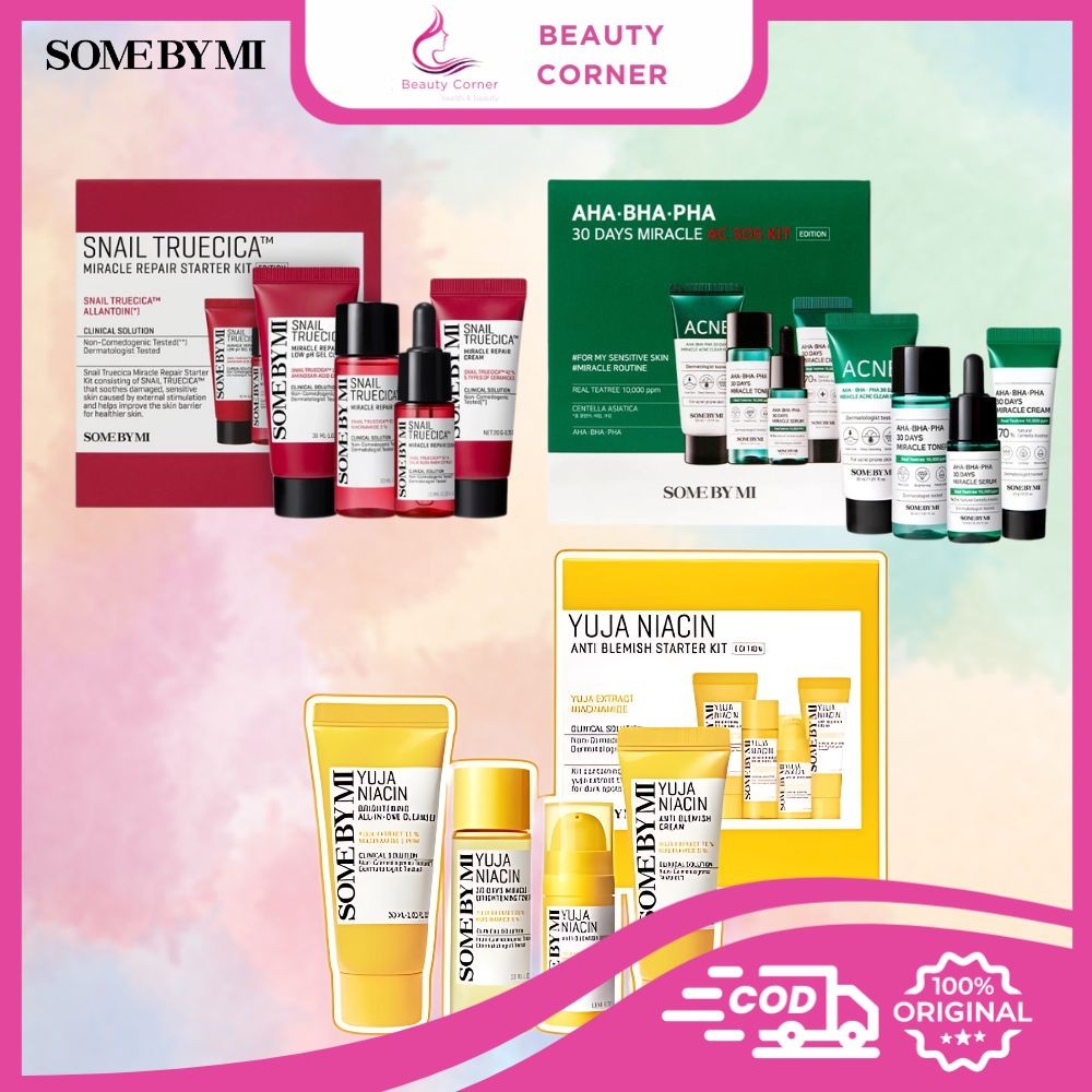 Some By Mi AHA BHA PHA | Snail Truecica | Yuja Niacin Starter Kit Edition