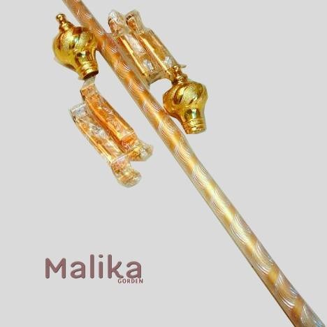 Promo Besi gorden - TIANG Gorden Full Sett - Gold , 150cm  terlaris