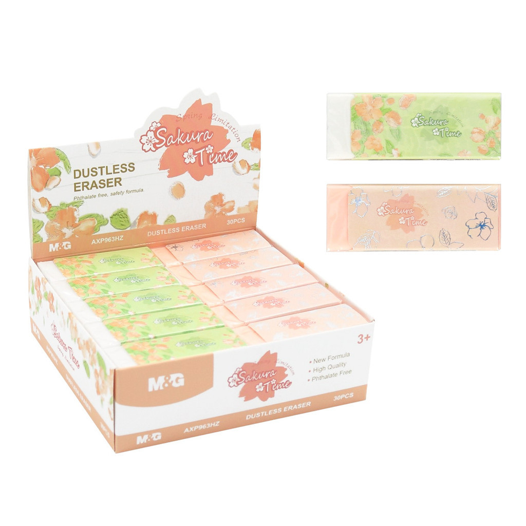 

M&G AXP963HZ Dustless Eraser Penghapus Pensil Sakura Time