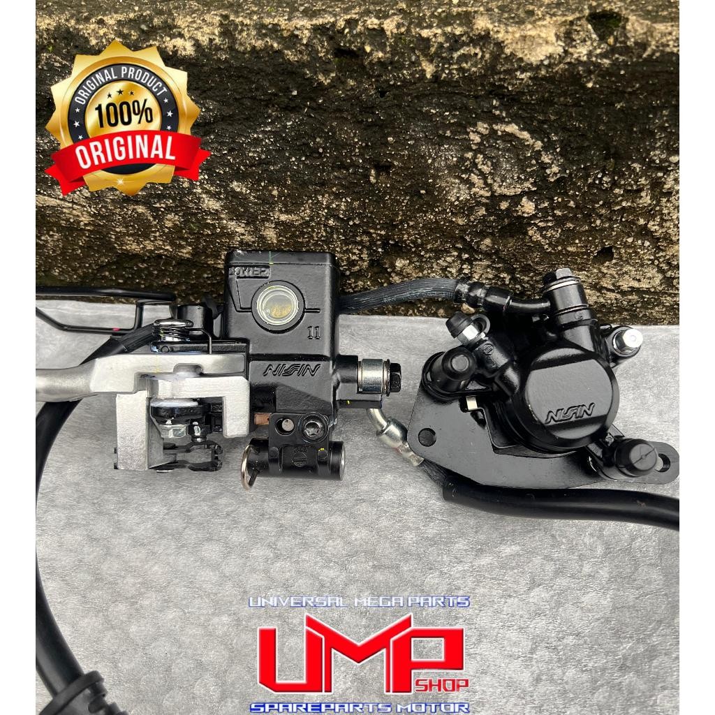 MASTER REM ASSY + KALIFER BEAT FI NISSIN DEPAN ORIGINAL