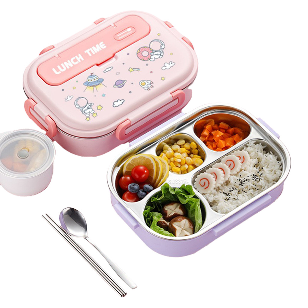Lunch Box Stainless Steel / Kotak Makan Anak-Anak