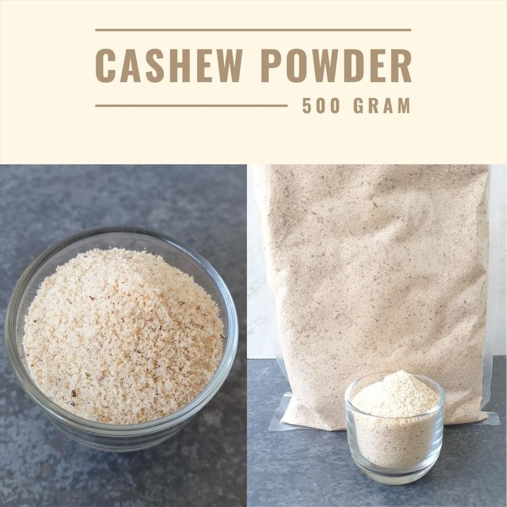 

Cashew Powder ( Cashew Flour ) 500g - Tepung Mente Mede Mete