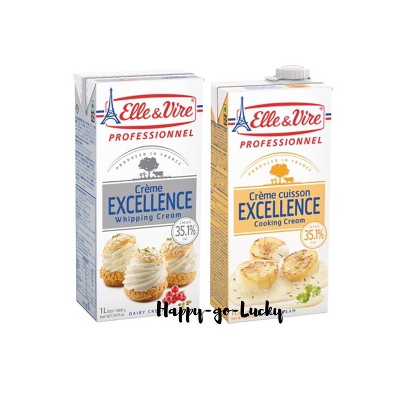 

Elle & Vire Cooking Cream / Whipping Cream 1 lt