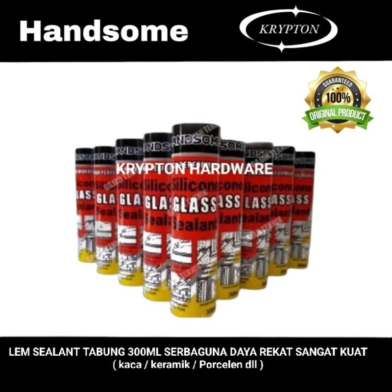 

LEM SEALANT / LEM KACA BOTOL HANDSOME 300ML 100% ORIGINALKRYPTON STORE