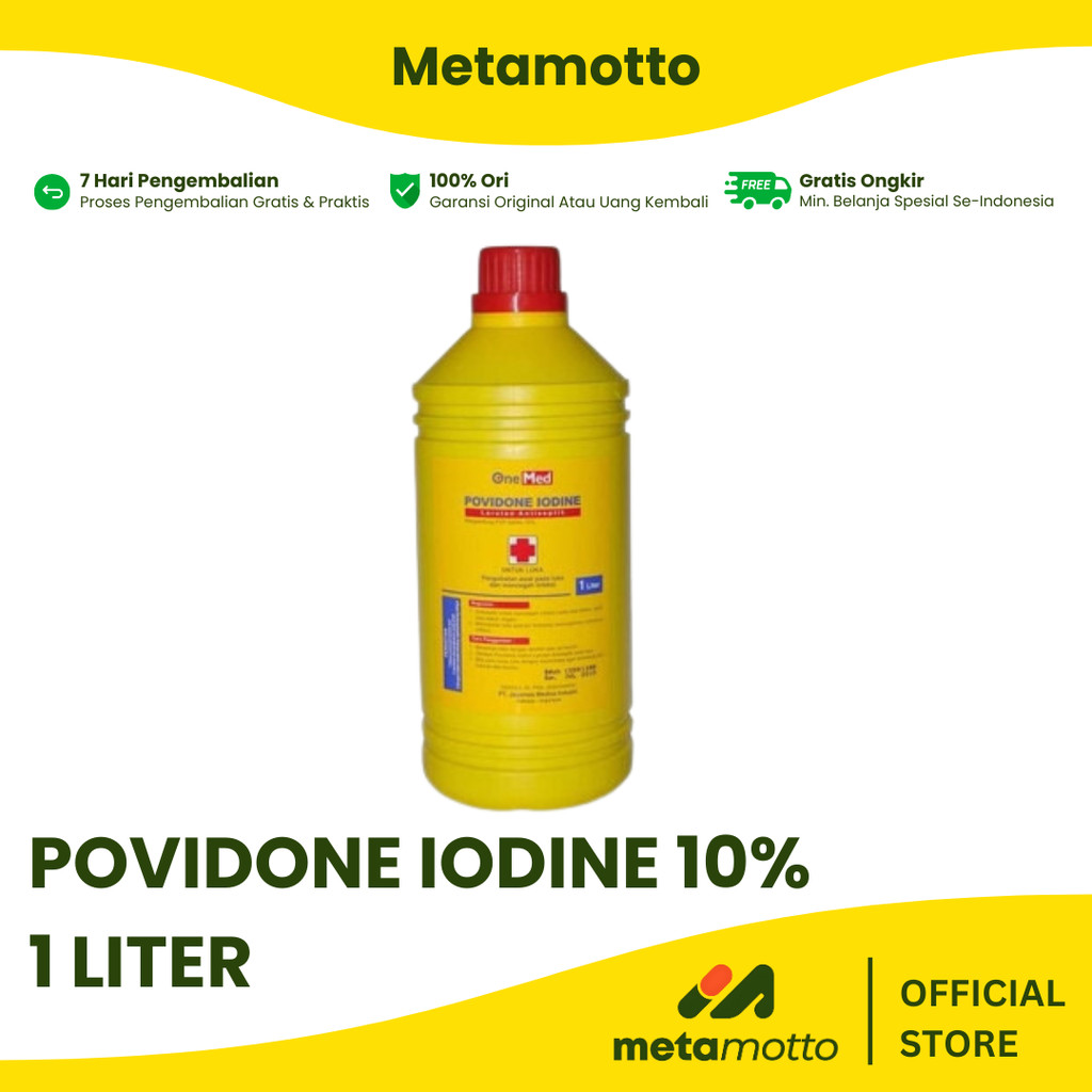 POVIDONE IODINE 10% 1 LITER - Metamotto