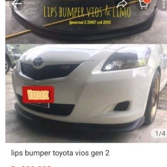 TERMURAH lips bemper vios gen2 - ALVINO VARIASI