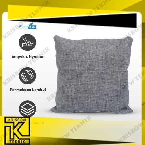 Sleeplite - 43X43 cm Bantal Sofa Textured Color Random