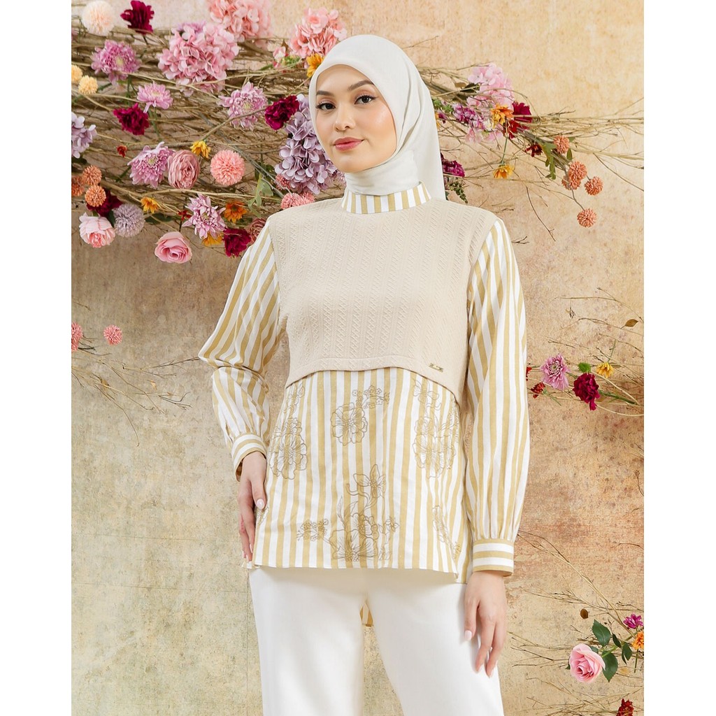 Muda Official Lalma Blouse - Mustard