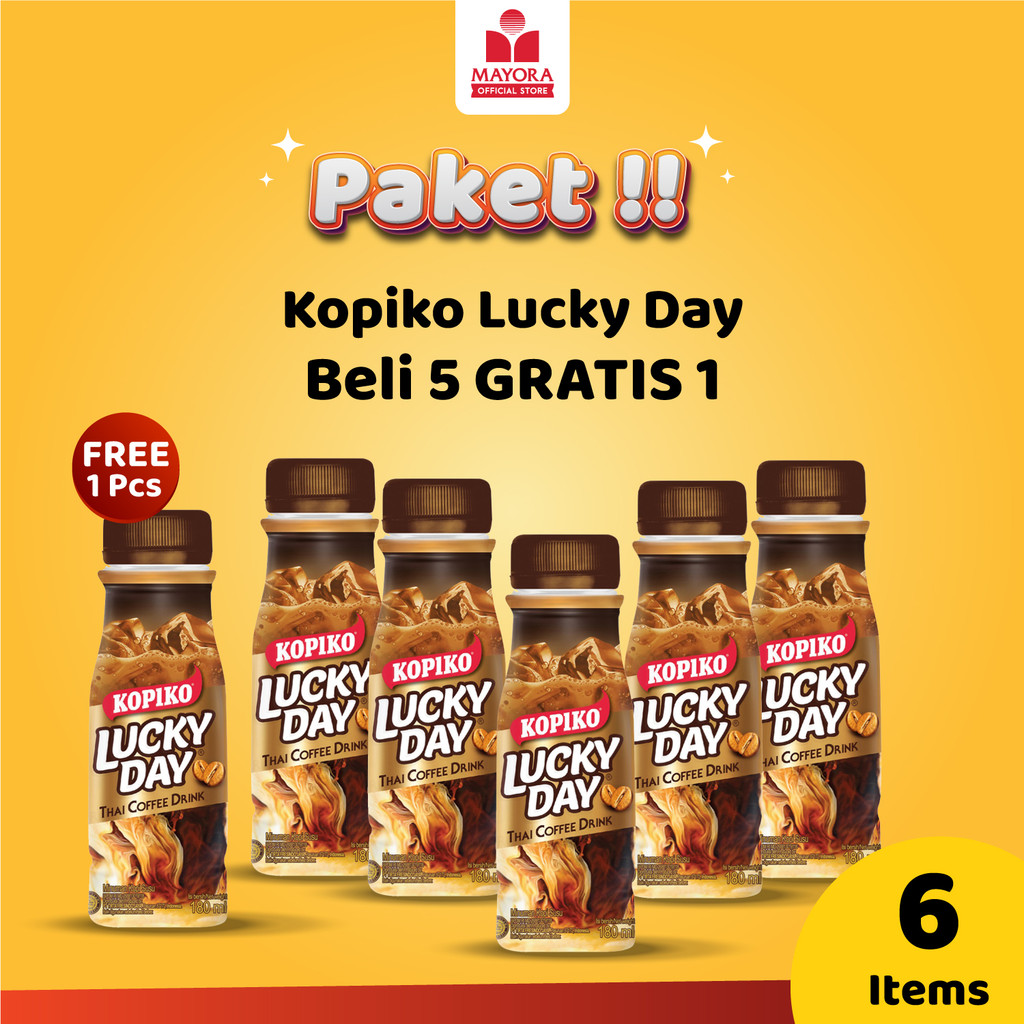 

Paket Kopiko Lucky Day Beli 5 GRATIS 1