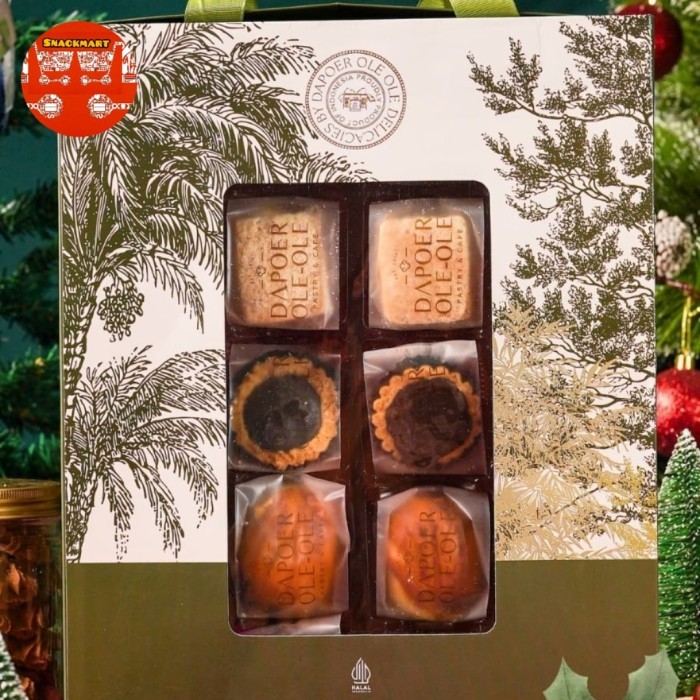 

Hampers Natal Kue Kering Christmas Package / Paket Kue Kering Natal / Parcel Natal Kue Kering Premium - Mix Pie 20pcs Premium Exclusive Box