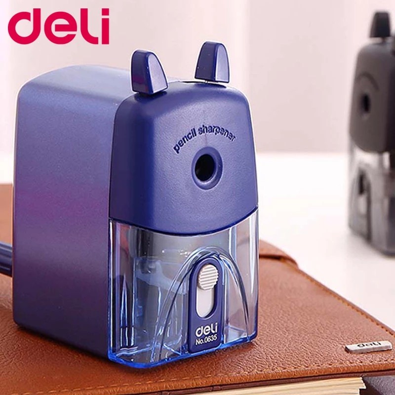 

Deli Automatic Pencil Sharpener Rotring Handle For Colored Pencils Stationery Home Office School Supplies For Children Artists