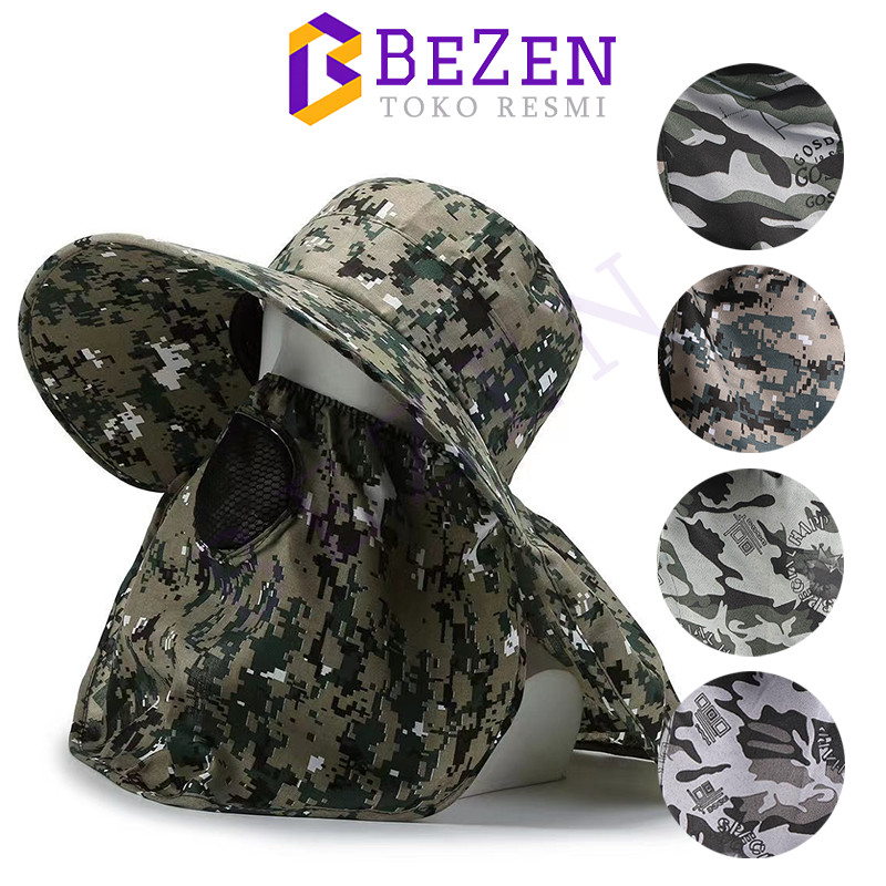 Topi Visor Lipat Anti UV Lebar/Topi Visor Cadar pria Anti UV Lebar/Topi Pantai Pria