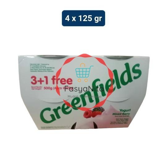 

Greenfields Stirred Yogurt Mixed Berry 4 x 125 gr - Fasyanita Denpasar