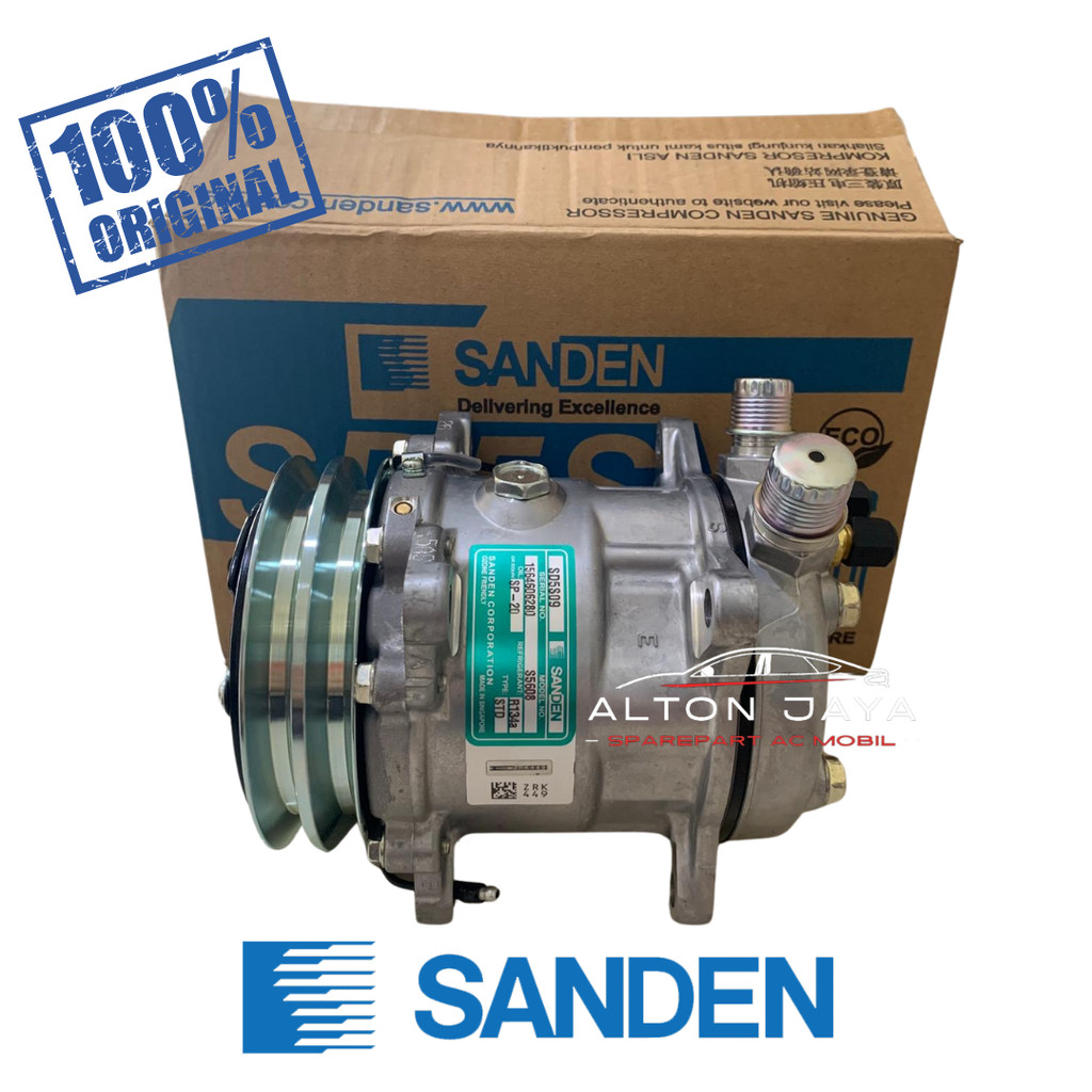 KOMPRESOR 505 12V SANDEN COMPRESSOR 505 SANDEN ASLI