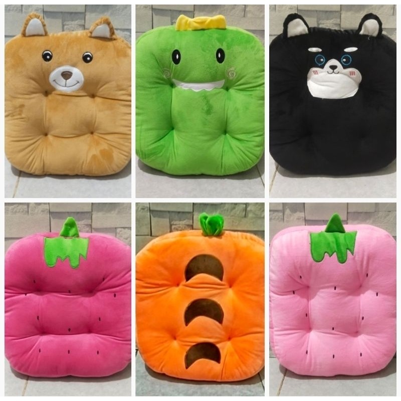 [SH]Bantal duduk jok kursi / bantal sandaran mobil karakter