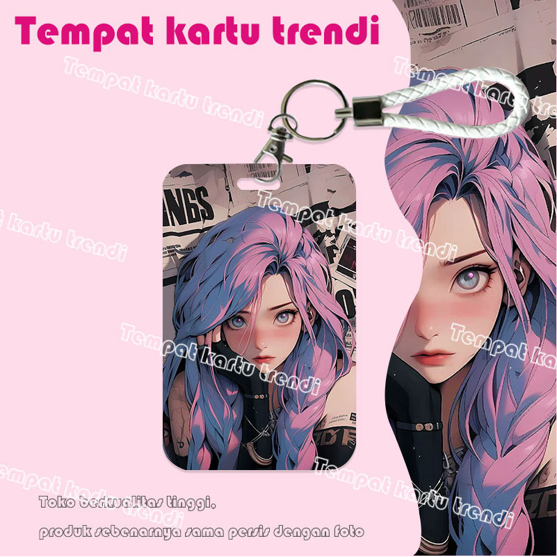 

ID Card Holder, Tempat Kartu Permainan Jinx Lucu, Cocok untuk Kantor/Sekolah, Kartu Pelajar/Kartu Transportasi, Kartu Akses, KTP, Flazz, Kartu Kredit Elektronik dan Uang Elektronik.