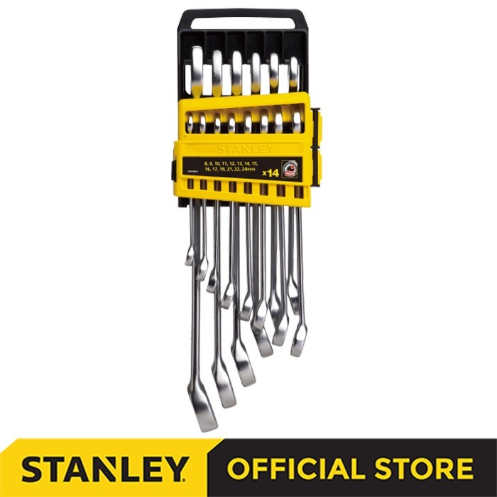 Stanley Combination Wrench Set / Kunci Ring Pas Set 14 Pcs STMT78092-8 stanley original