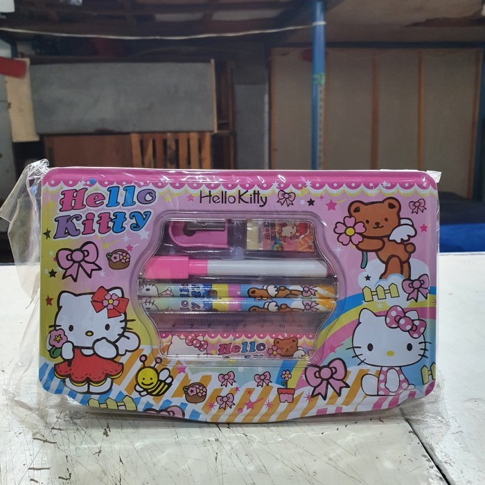 

[Collection New] Tempat Pensil Set White Board - Hello Kitty