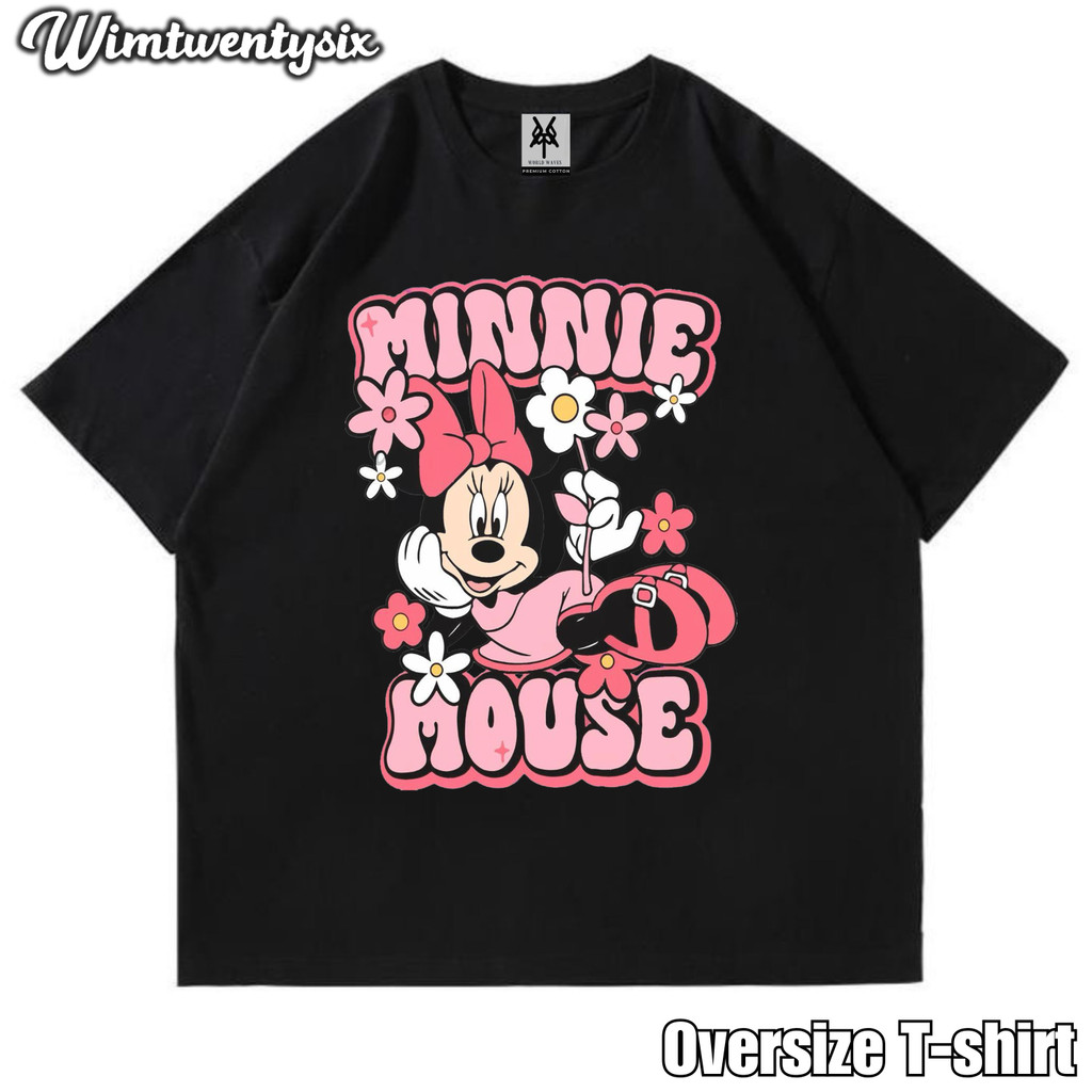 KAOS OVERSIZE | VINTAGE | T-SHIRT OVERSIZE | KAOS MINNIE MOUSE CARTOON TEE