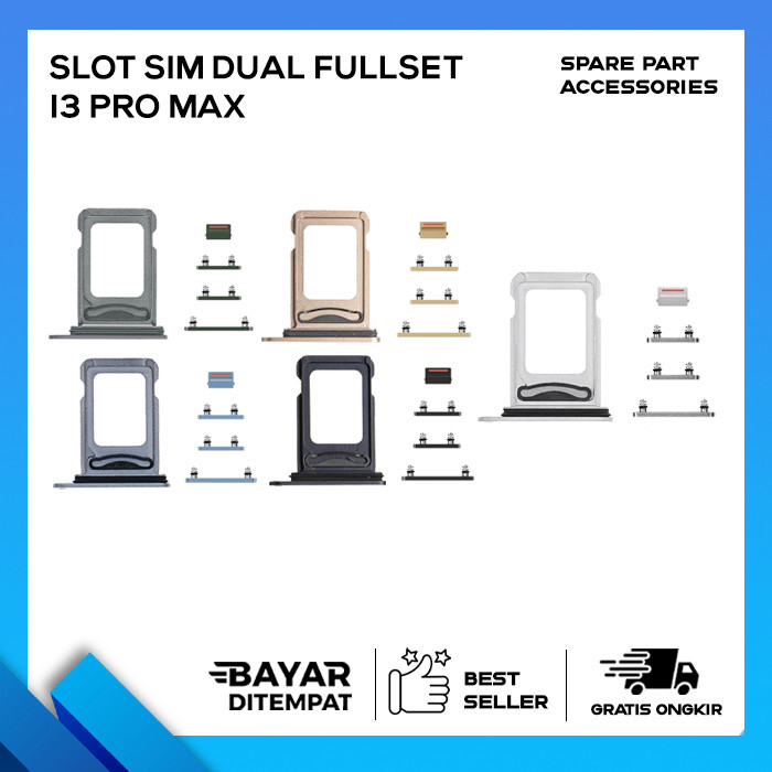 SLOT SIM TRY DUAL FULLSET FOR 13 PRO MAX ORIGINAL