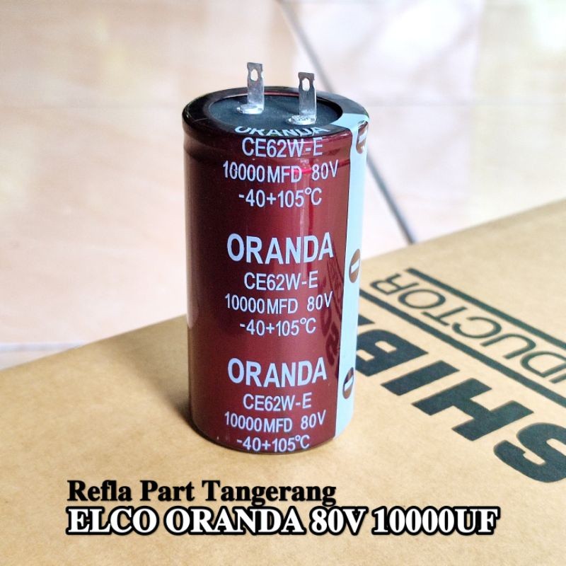 ( 1 BUAH ) ELCO 80V 10000UF ORANDA