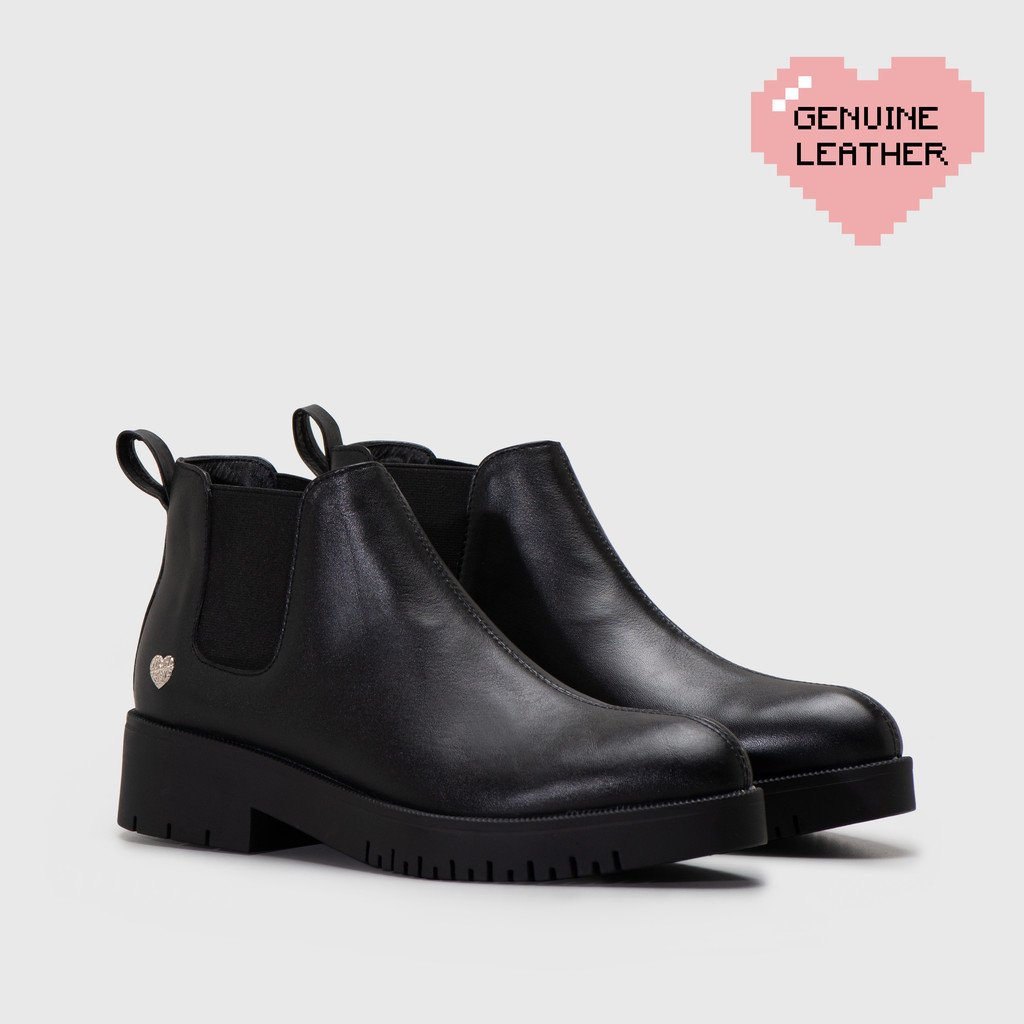 Adorableprojects - Lannister Boots Genuine Leather Black - Chelsea Boots