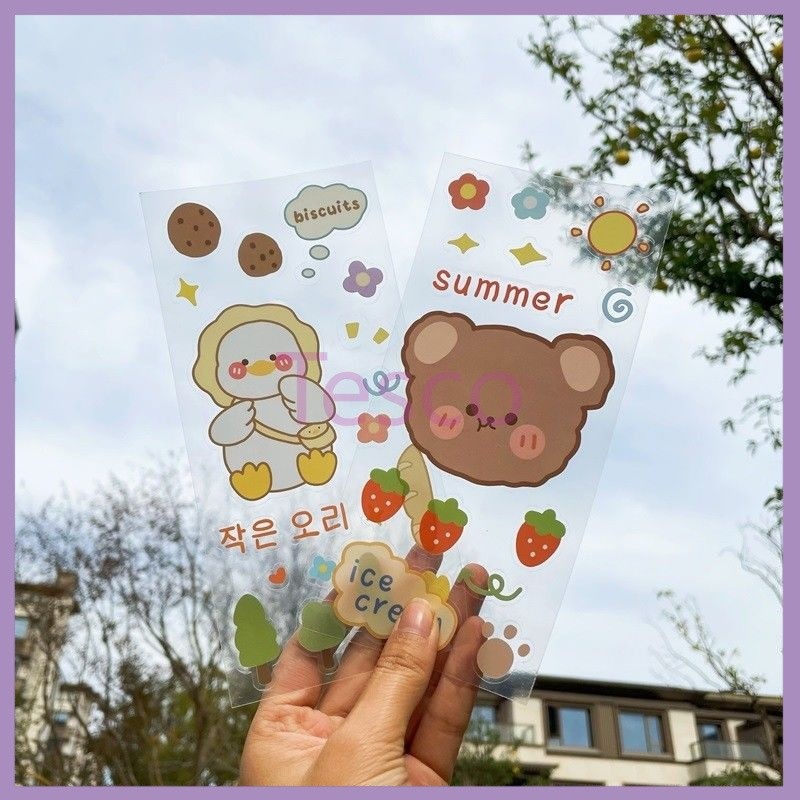 

Tesco Stiker Kartun/Stiker Buku Harian Kartun DIY/Stiker Telepon Botol Air