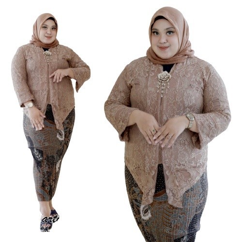 Motif Terbaru Rok Plisket Jumbo / Rok Plisket Batik / Rok Batik Wanita - ana hitam